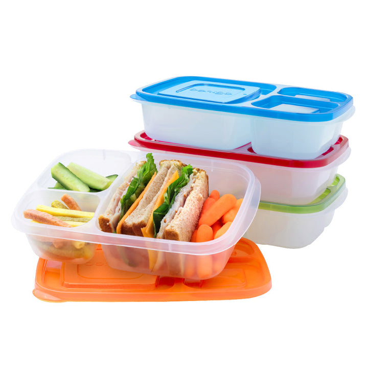 Bentgo Easyboxes 3-Compartment Food Containers 8-Piece Set J8