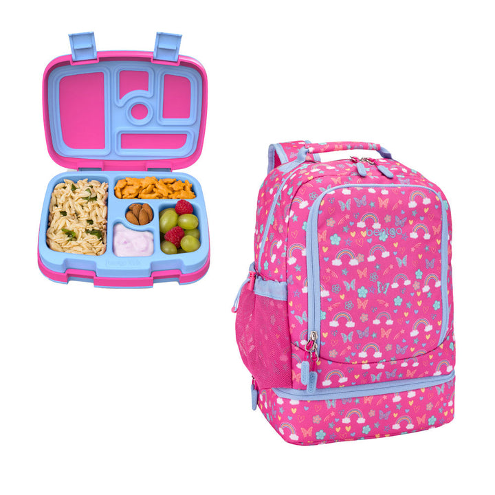 Bentgo Kids Prints Lunch Box & Backpack X5