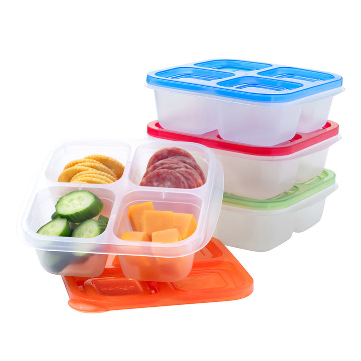 Bentgo Easyboxes 4-Compartment Snack Containers 8-Piece Set F0