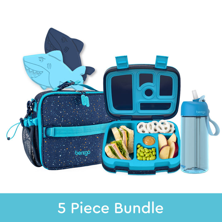 Bentgo Kids Prints Lunch 5-Piece Set with Ice Packs M7