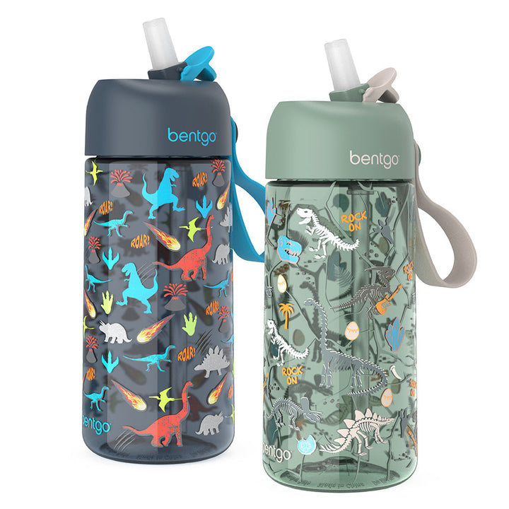 Bentgo Kids Prints Water Bottle (2-Pack) X7