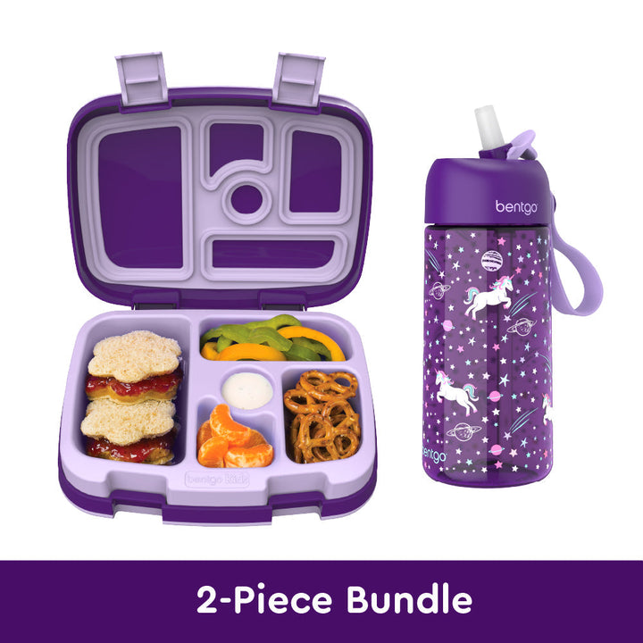 Bentgo Kids Prints Lunch Box & Water Bottle F6