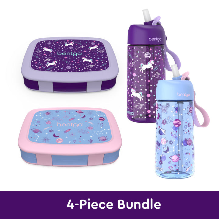 Bentgo Kids Prints Lunch Boxes & Water Bottles E1